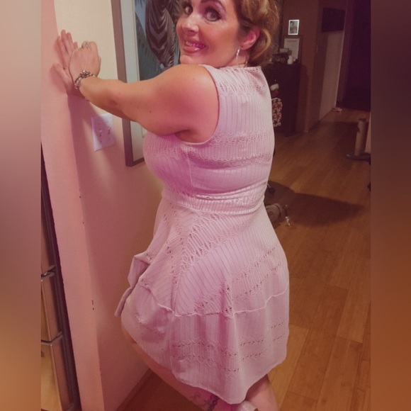 BCBGMaxAzria Blush Pink Mini Dress - Picture 4 of 10